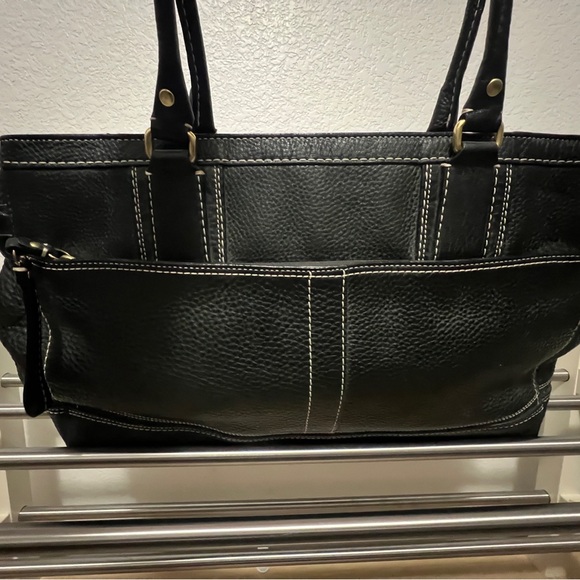 Coach Hampton Black Shoulder Bag/satchel with Braided creed patch M0693-10531 - Picture 12 of 17